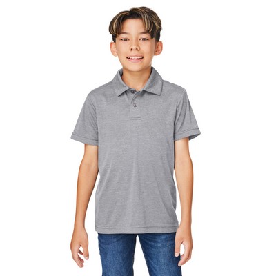 Team 365® Youth Zone Sonic Heather Performance Polo